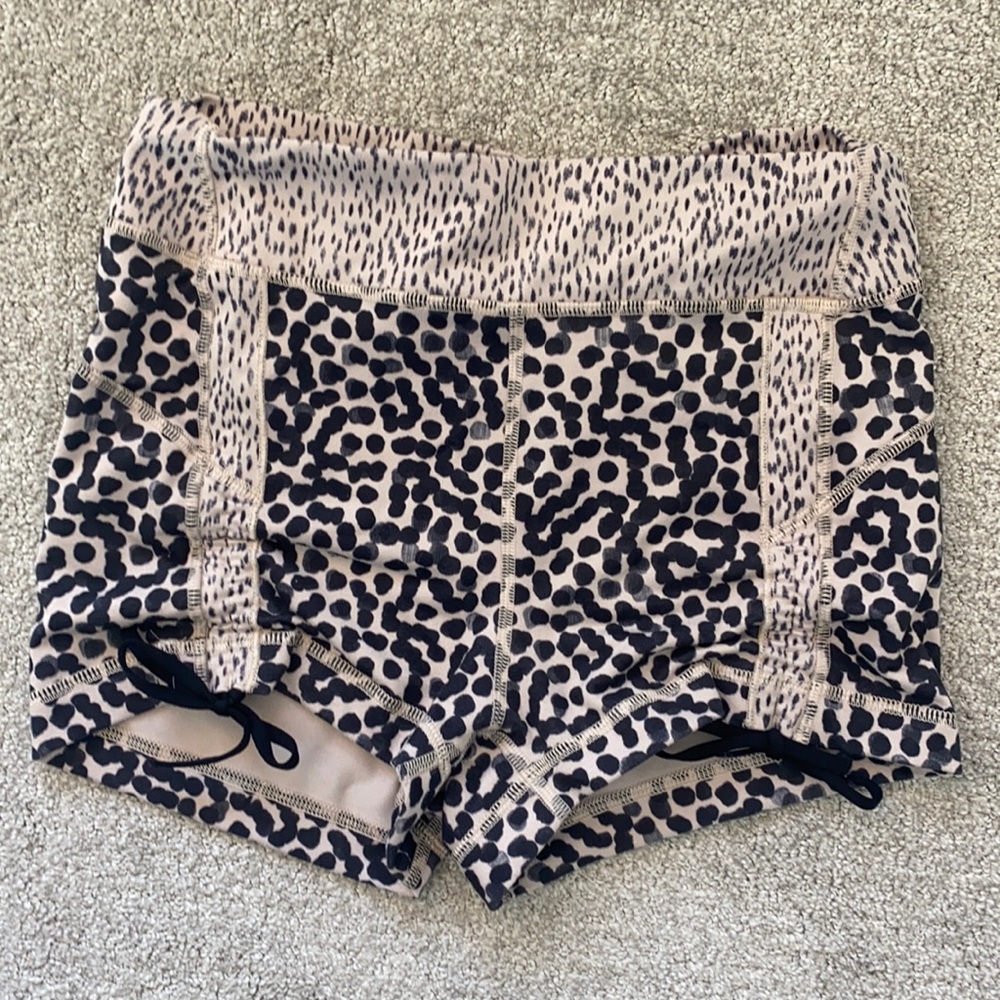 Cheetah Lulu Lemon booty shorts